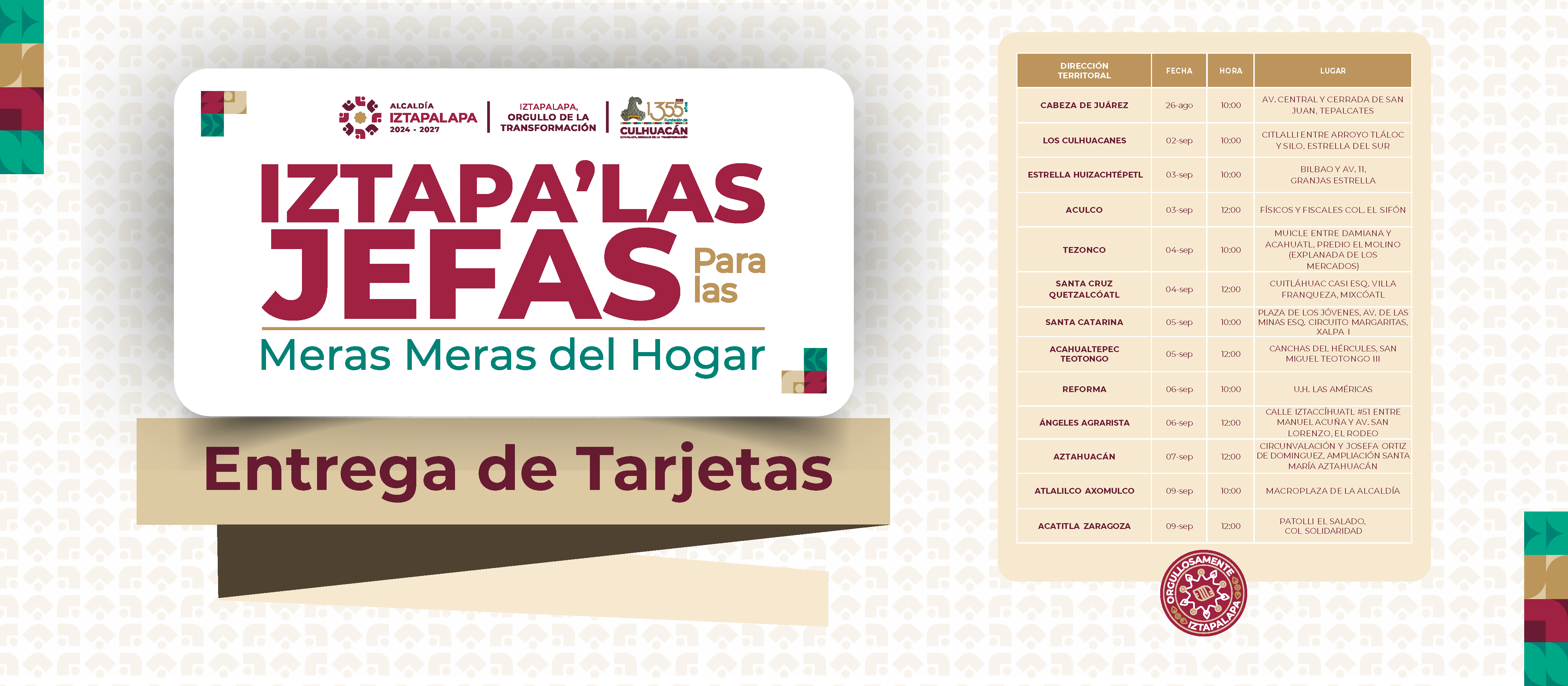 Tarjetas IZTAPA